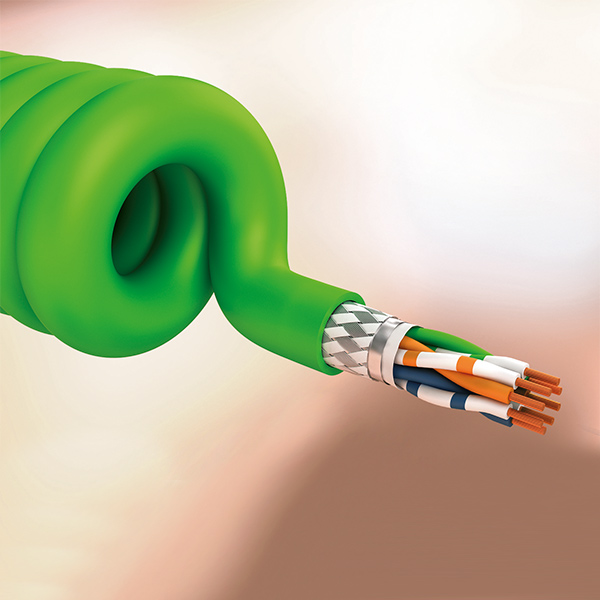 Produktbild Spiralkabel Semoflex® Special Industrial Ethernet Cat5e