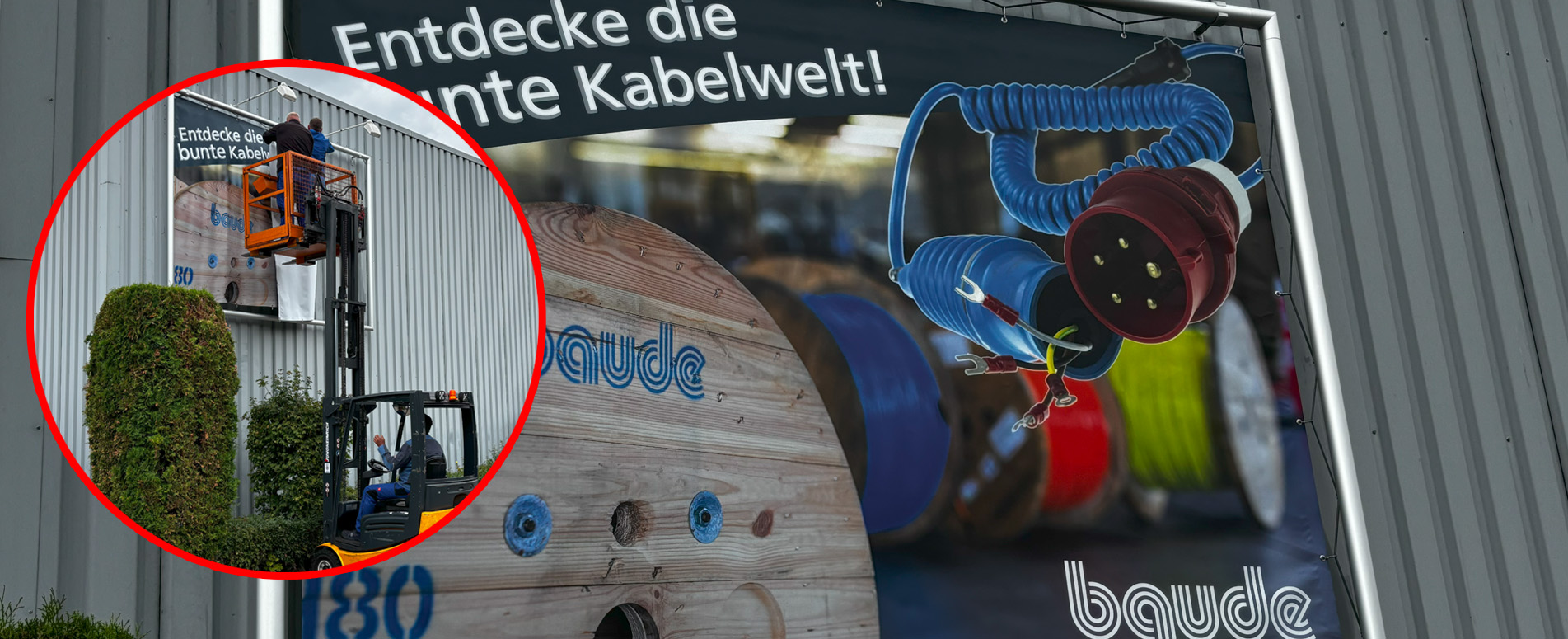 Fassadenbanner!