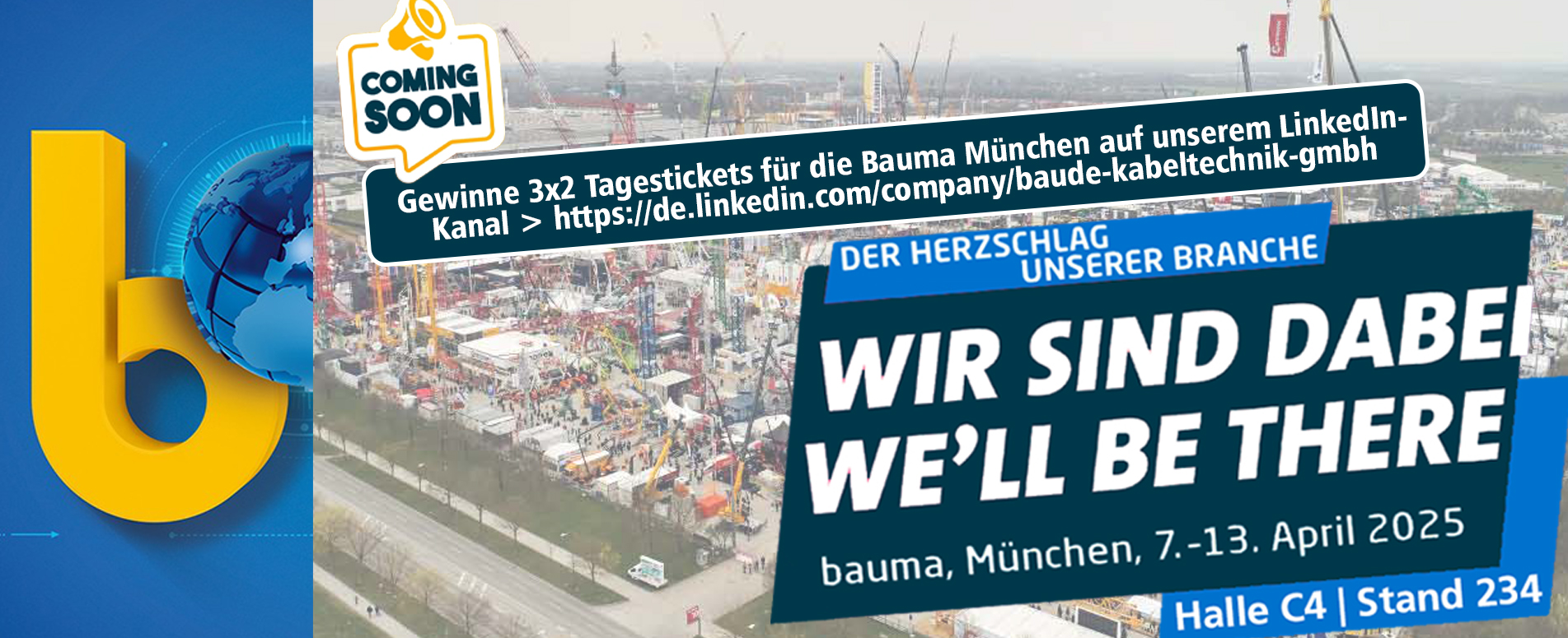 Wir sind dabei – Halle C4 | Stand 234